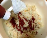 炊飯器コンソメご飯(リメイクオムライス)作り方8写真