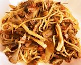 簡単！キノコとベーコンの和風パスタ作り方8写真