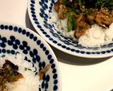 ごま油香る鰯の味噌煮缶で丼ぶり作り方3写真