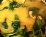 ほうれん草と椎茸の卵味噌炒め作り方2写真