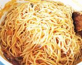 鯖のトマトクリームスパゲッティ作り方6写真