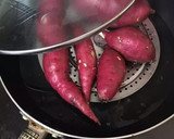 長男の得意料理♡焼き揚げスイートポテト作り方1写真