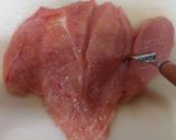 鶏むね肉でピリ辛蒸し鶏【減塩】作り方1写真