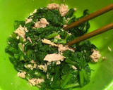 わさび菜とツナの和え物作り方5写真