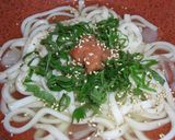 冷やしうどん~梅しそ風味~作り方4写真