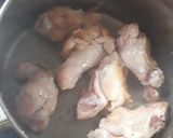 鶏手羽元と野菜の煮物作り方4写真