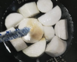 めんつゆとすき焼きのたれでぶり大根作り方1写真
