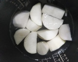 めんつゆとすき焼きのたれでぶり大根作り方4写真