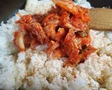 フライパンde石焼きキムチチャーハン～*作り方2写真