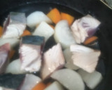 めんつゆとすき焼きのたれでぶり大根作り方8写真
