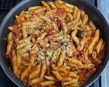 トマトソースのペンネグラタン作り方7写真