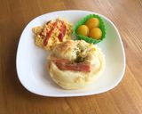 朝食 ベーコンパン作り方12写真