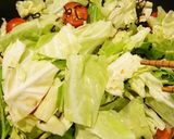 キャベツとtomatoのパスタ作り方3写真