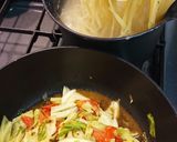 キャベツとtomatoのパスタ作り方4写真