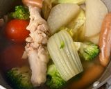 鶏手羽元と シャウエッセンの ポトフ作り方14写真