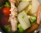 鶏手羽元と シャウエッセンの ポトフ作り方14写真