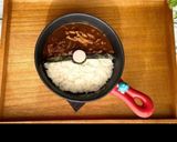 カレー＆シチューライスでモンスターボール作り方11写真