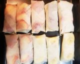 簡単バレンタイン♡チョコとフルーツの春巻作り方3写真