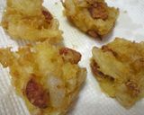 散らないキレイな掻き揚げ♪　牛乳パック型作り方5写真
