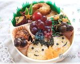彦星＆織姫　七夕：キャラ弁作り方3写真