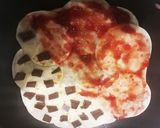 余った餃子の皮でデザートピザ♡作り方3写真