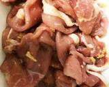 簡単ヘルシー☆豚肉生姜焼き作り方1写真