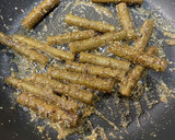 簡単時短5分！おせち料理のたたきごぼう作り方6写真
