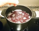鍋で炊く玄米ごはん もち麦 黒米入り作り方3写真