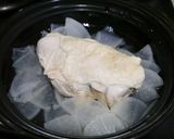 簡単！湯葉ほろほろ鶏鍋☆黒胡椒風味作り方3写真