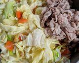 柔らかキャベツたっぷり♡豚肉入り野菜炒め作り方17写真