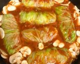 トマト缶で煮込むロールキャベツ作り方10写真