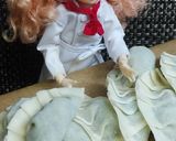 りかちゃん♡ポパーイなほうれん草餃子作り方12写真