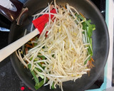 娘の手が止まらないソース風味の野菜炒め作り方3写真