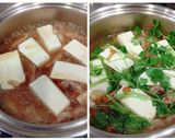 簡単ななめこ豆腐鶏肉入り美味♬作り方3写真
