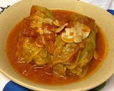 トマト缶で煮込むロールキャベツ作り方13写真