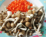 【男飯】しめじの炊き込みご飯【Wだし】作り方3写真