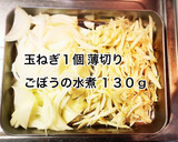 豚肉とごぼうの旨煮作り方1写真