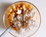 バランスよし♡大豆とキムチのチーズ卵焼き作り方1写真