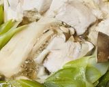 鶏むね肉たっぷりの●シンプル鶏二枚鍋作り方4写真