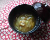 白菜のお味噌汁♪作り方2写真