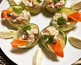 スモークサーモンの きゅうりのファルシ作り方12写真