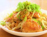 ご飯が進む～！鶏もも肉ともやしの辛子炒め作り方5写真