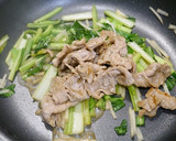 簡単！生姜たっぷり小松菜豚肉炒め作り方6写真