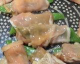 モロッコインゲンの、豚肉生姜醤油づけまき作り方4写真