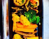 玉ねぎ、ピーマン、人参の豚肉巻き作り方1写真