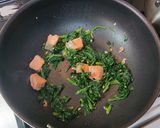 ☆鮭とほうれん草のクリームパスタ☆作り方3写真