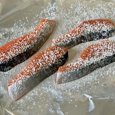 簡単に【鮭のムニエル（キノコクリーム）】 by mieuxkanon