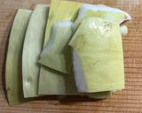 大根の皮で切り干し大根風作り方1写真