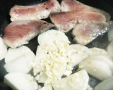 ぶりと長芋のオイスターソース炒め♪作り方4写真