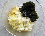 白菜・ワカメ・生姜のさっぱり酢の物♪作り方4写真